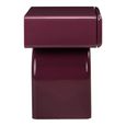 Bennet End Table - 1 Drawer - Burgundy
