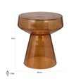 Bowen Glass Round Side Table