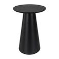 Jazz Black Round Side Table