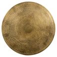 Macey Gold Round Side Table