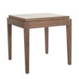 Peony Lamp Table - Square - Walnut - Wood