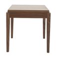 Peony Lamp Table - Square - Walnut - Wood