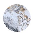 Arco Side Table - Round - Curved Base - Pandora - Marble Effect