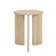 Halo Side Table - Round - Oak - Wood