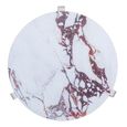 Halo Side Table - Round - Violetta - Marble Effect