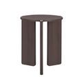 Halo Side Table - Round - Walnut - Wood