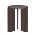 Halo Side Table - Round - Walnut - Wood
