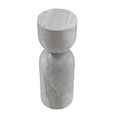 Salt Lamp Table - Round - Column Base - White - Volakas Marble