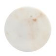 Thyme Lamp Table - Round - White and Black - Marble