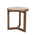 Iris Lamp Table - Round - Walnut - Wood