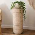 Column Table - Round - Medium - Natural Stone Finish