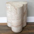 Side Table - Abstract - Natural Stone Finish
