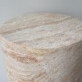 Column Table - Round - Large - Natural Stone Finish