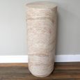 Column Table - Round - Medium - Natural Stone Finish