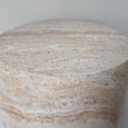 Column Table - Round - Medium - Natural Stone Finish