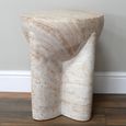 Side Table - Round - Natural Stone Finish