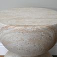 Side Table - Round - Natural Stone Finish - 39cm