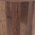 Bassano Side Table - Round - Large - Natural - Teak Wood