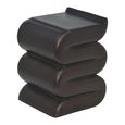 Bowen Side Table - Square - Stacked - Brown - Aluminium