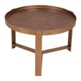 Inez Side Table - Round - Copper - Metal