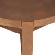 Inez Side Table - Round - Copper - Metal