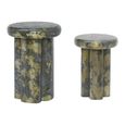 Osaka Side Table - Round - Antique Brass - Aluminium