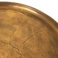Csaba Side Table - Tray Top - Round - Gold - Aluminium