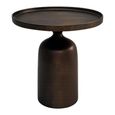 Doha Side Table - Round - Bronze - Aluminium