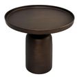 Doha Side Table - Round - Bronze - Aluminium