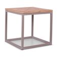 Firenze Side Table - Square - Natural - Wood