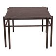 Sarzana Side Table - Square - Black - Marble and Metal