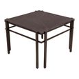 Sarzana Side Table - Square - Black - Marble and Metal