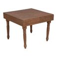 Side Table - Square - Copper - Metal