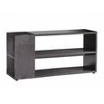 Heritage Sofa Table - Dark Velvet Birch High Gloss