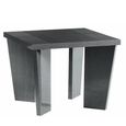 Versilia Square Lamp Table - Black