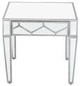 Clearance - Honeycomb Side Table - 1 Drawer - Square - Mirrored