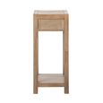 Blois Tall Side Table - 1 Drawer - Natural - Pinewood