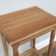 Side Table - 1 Drawer - Teak Wood
