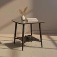 Clearance - Cassino End Table - Grey Glass - FSS17527