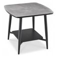 Clearance - Cassino End Table - Grey Glass - FSS17527
