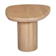 Austin Side Table - Abstract - Natural - Mango Wood