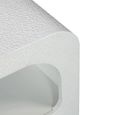 Geo White A Shape End Table