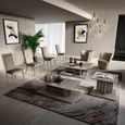 Volare Italian Square Side Table - Venetian Grey