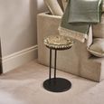Driftwood Glass Top 50cm Table Sofa thumbnail