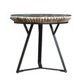 Driftwood Glass Top Round Lamp Table thumbnail 5