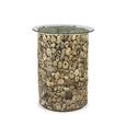 Driftwood Glass Top Tall Round Lamp Table thumbnail 3