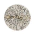 Driftwood Glass Top Tall Round Lamp Table thumbnail 5