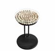 Driftwood Glass Top 50cm Table Sofa thumbnail 2