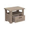 Reclaimed Pine 1 Drawer Small Lamp Table thumbnail 2