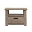 Reclaimed Pine 1 Drawer Small Lamp Table thumbnail 3